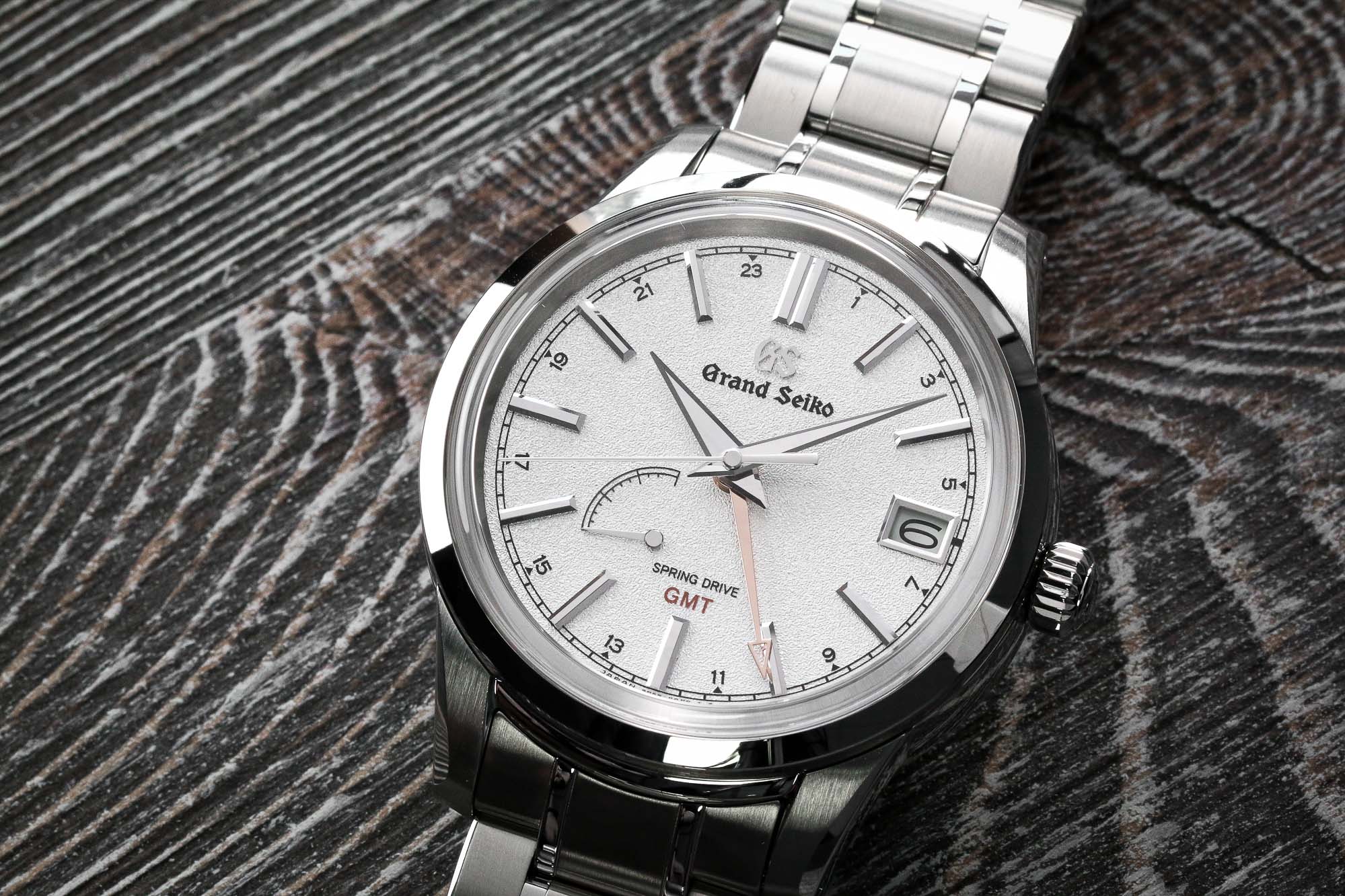 Grand Seiko SBGE269 white dial stainless steel wristwatch