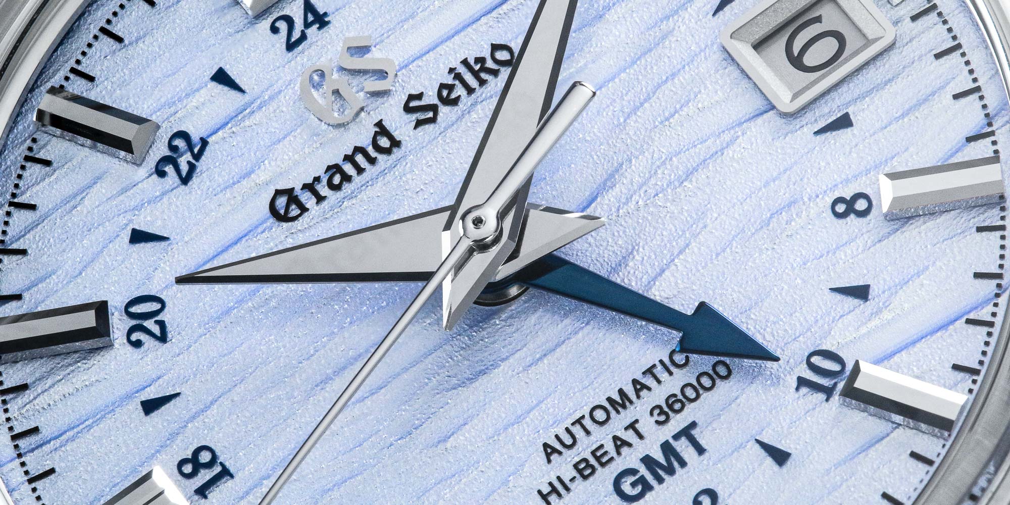 Macro detail of Grand Seiko SBGJ249