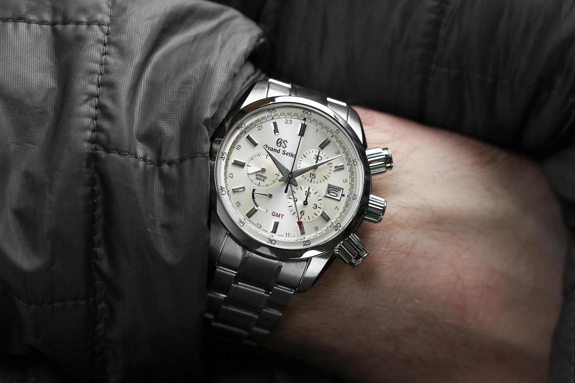 Grand Seiko SBGC201 on the wrist.