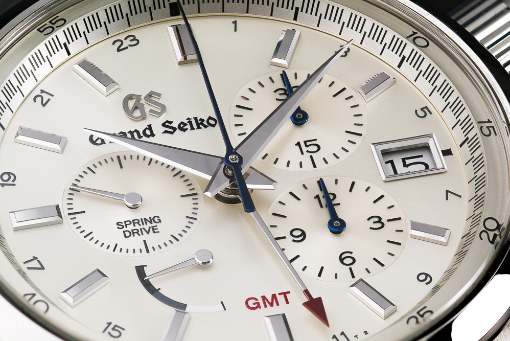 Champagne colored dial of Grand Seiko SBGC201.