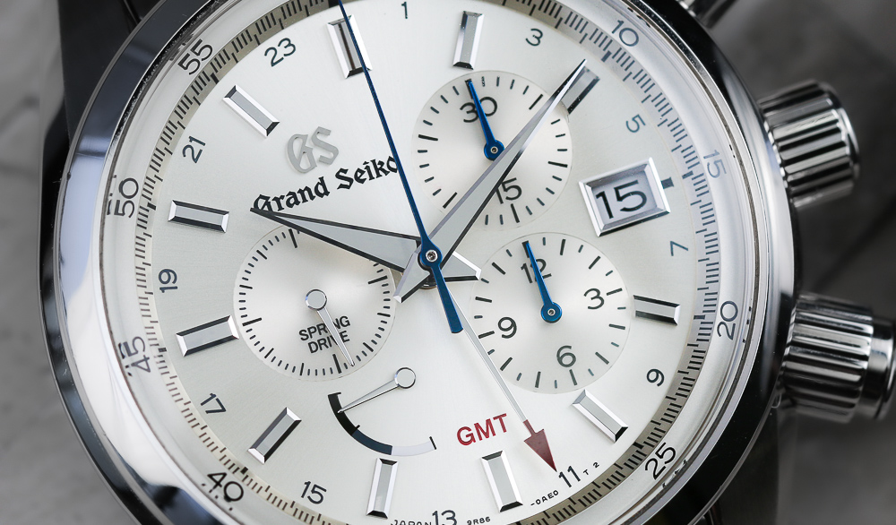 Grand Seiko SBGC201 champagne sun-ray dial.